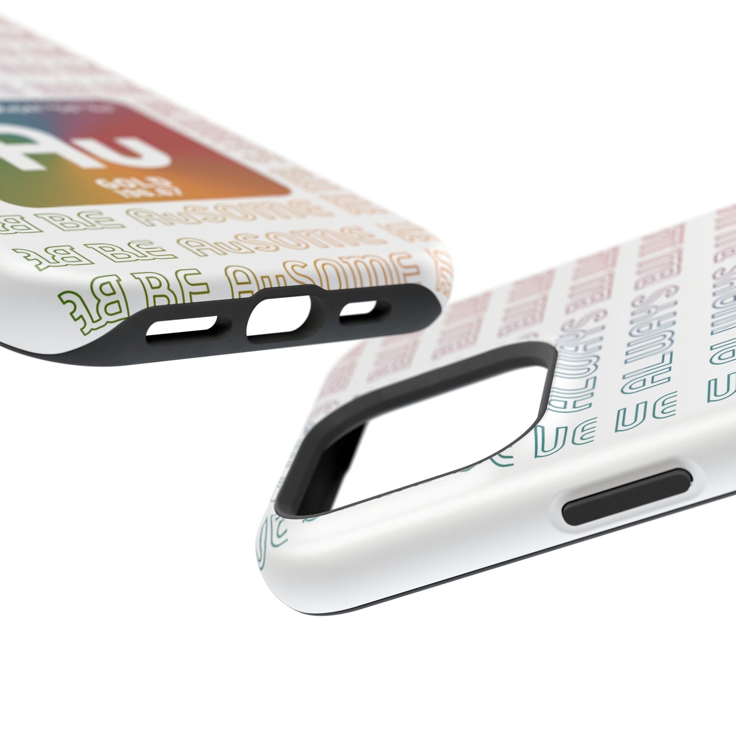 Magnetic Phone Case — 'Au Gold' Periodic Table Design (Be AuSome)
