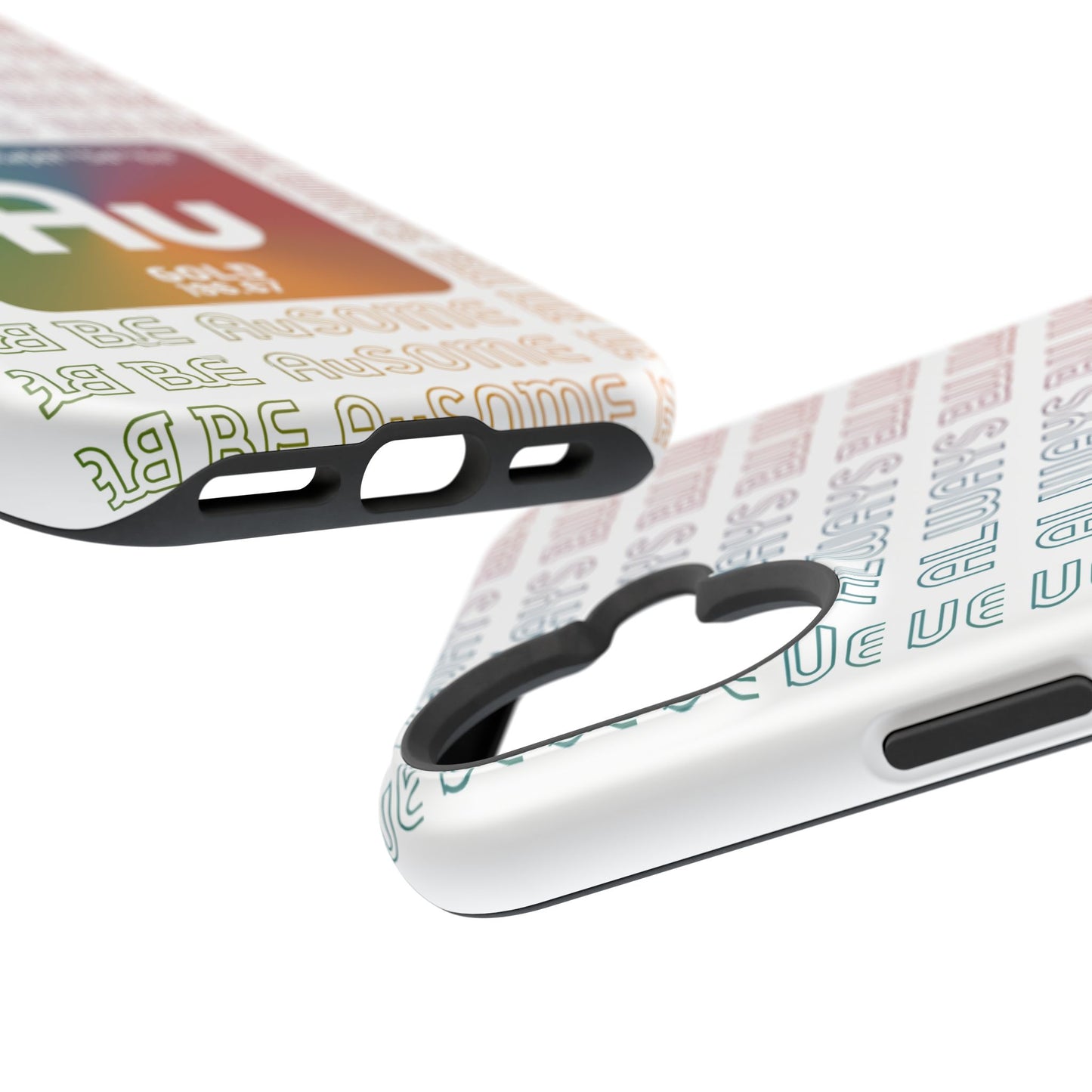 Magnetic Phone Case — 'Au Gold' Periodic Table Design (Be AuSome)