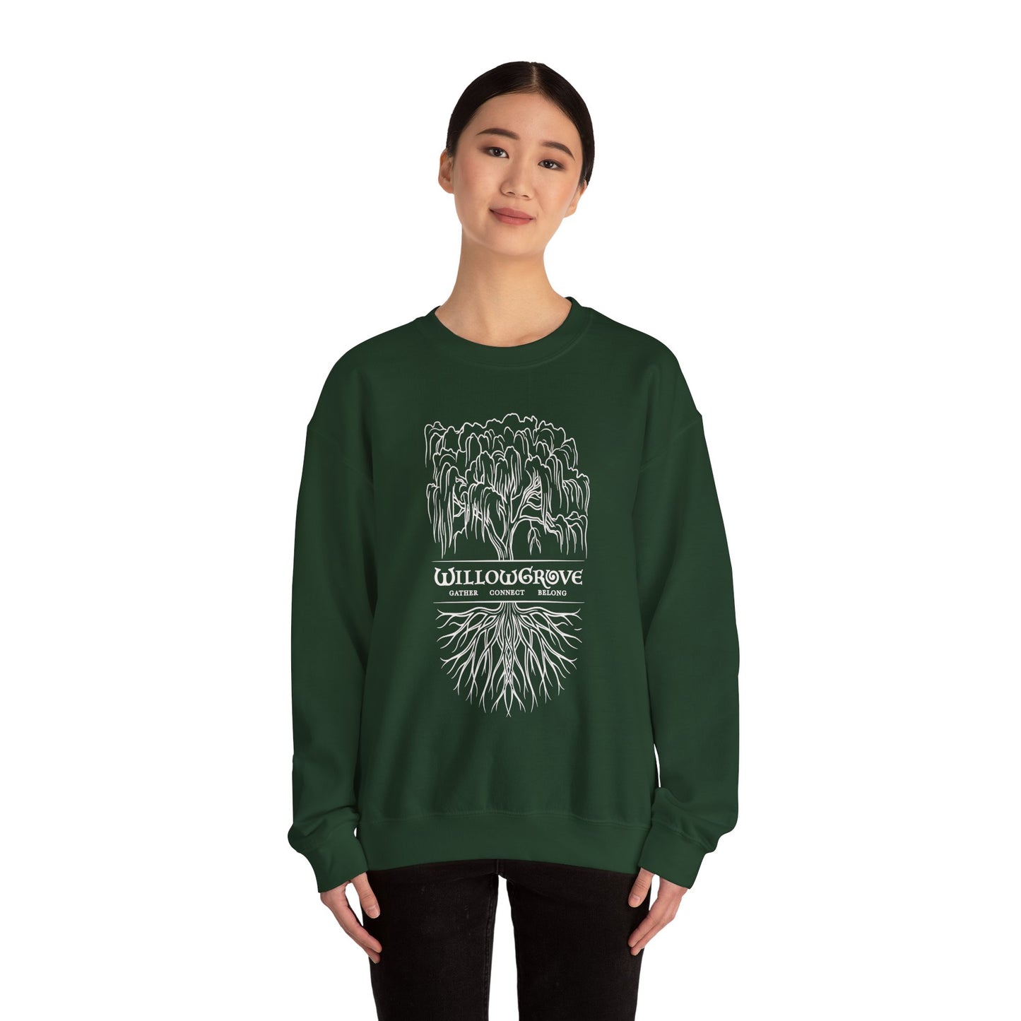 Arbor Series | WillowGrove Roots – Crewneck Sweatshirt
