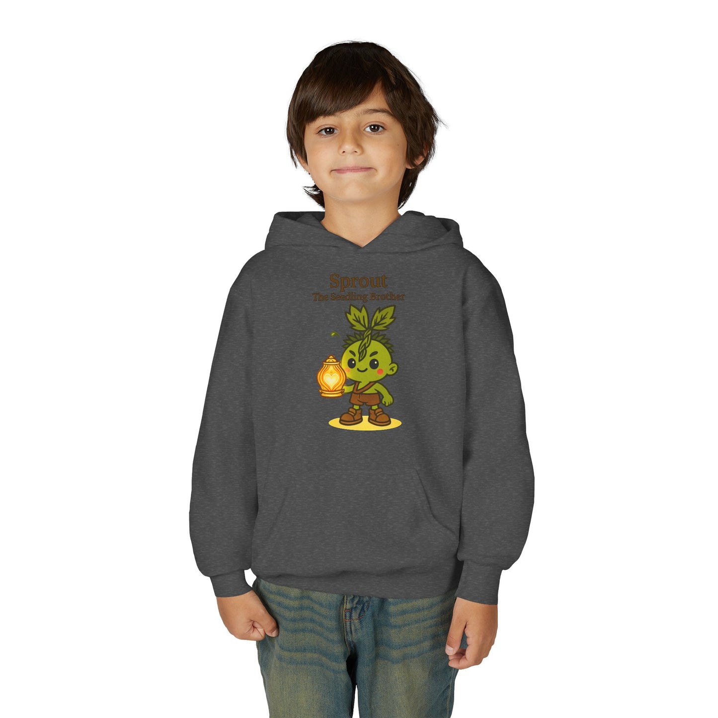 Heartlight Series | Sprout the Seedling Brother – Youth Hoodie