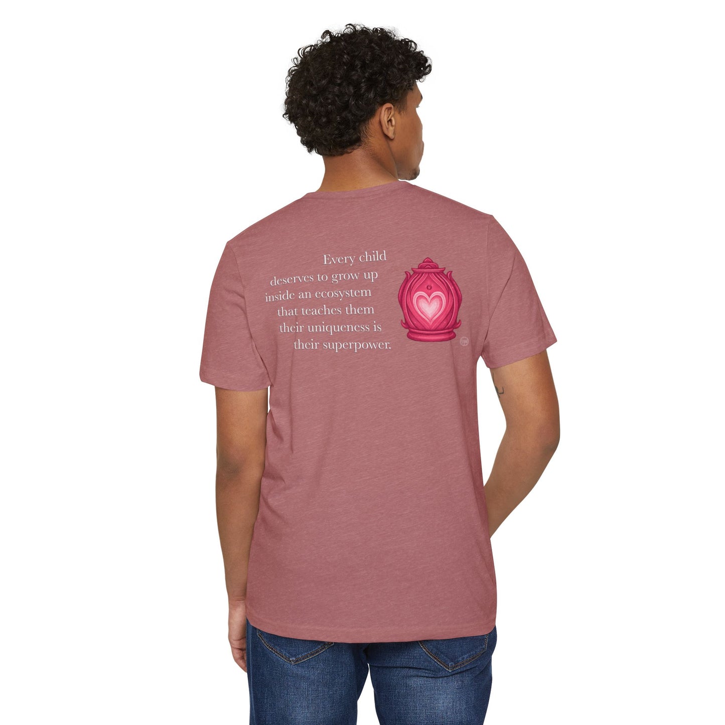 Heartlight™ by WillowGrove Ecosystem Statement Recycled Organic Tee
