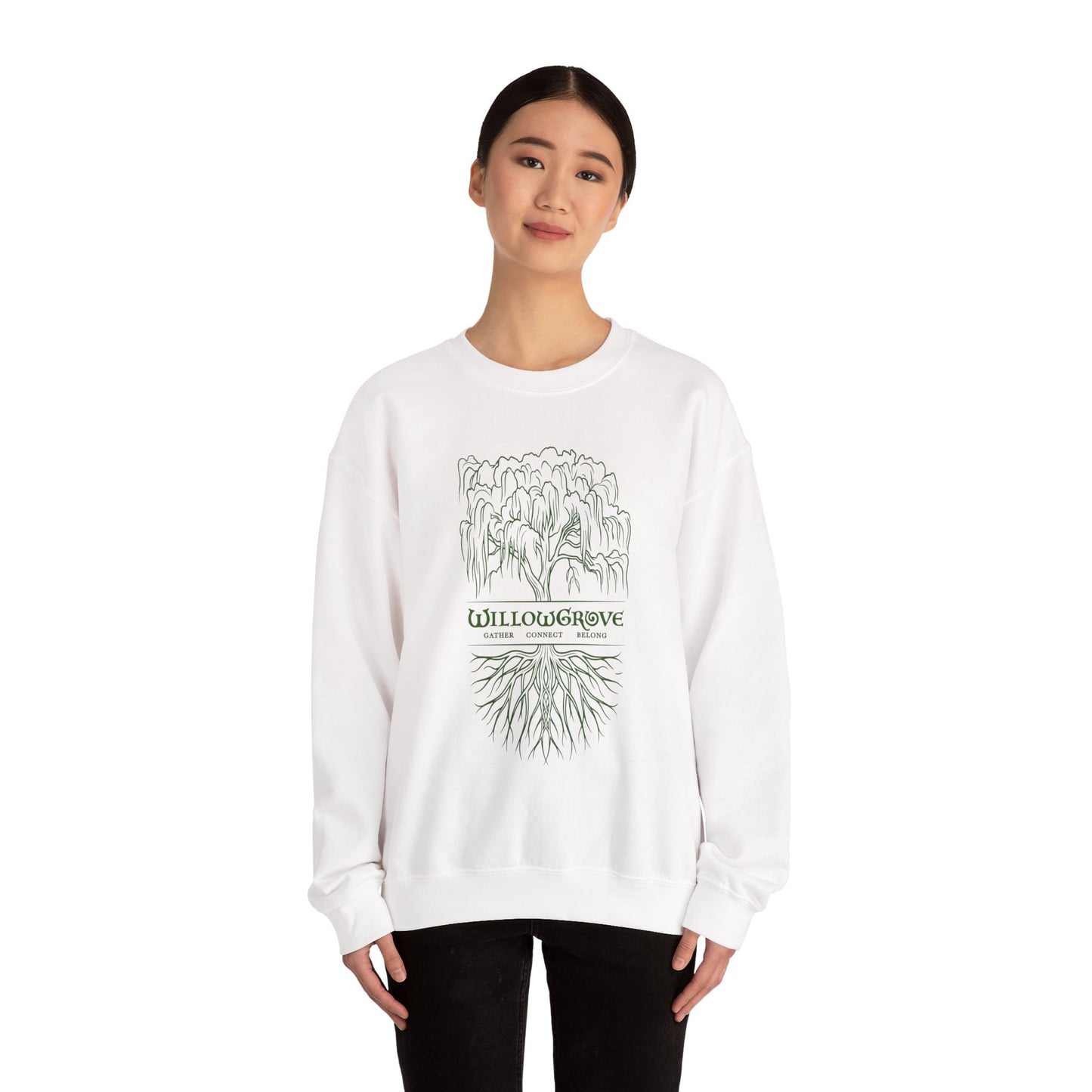 Arbor Series | WillowGrove Roots – Crewneck Sweatshirt