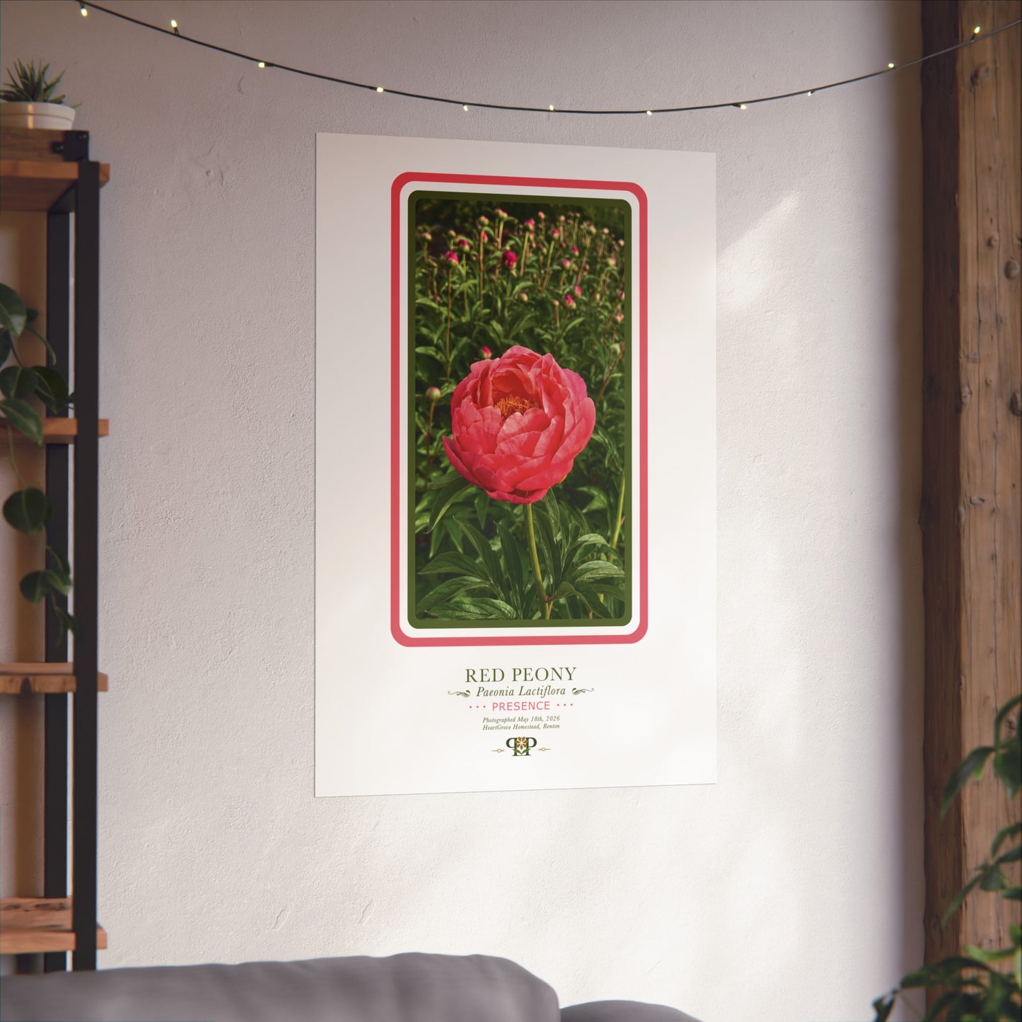 Orange Azalea Fine Art Poster | Botanical Wall Art | Vitality Nature Print