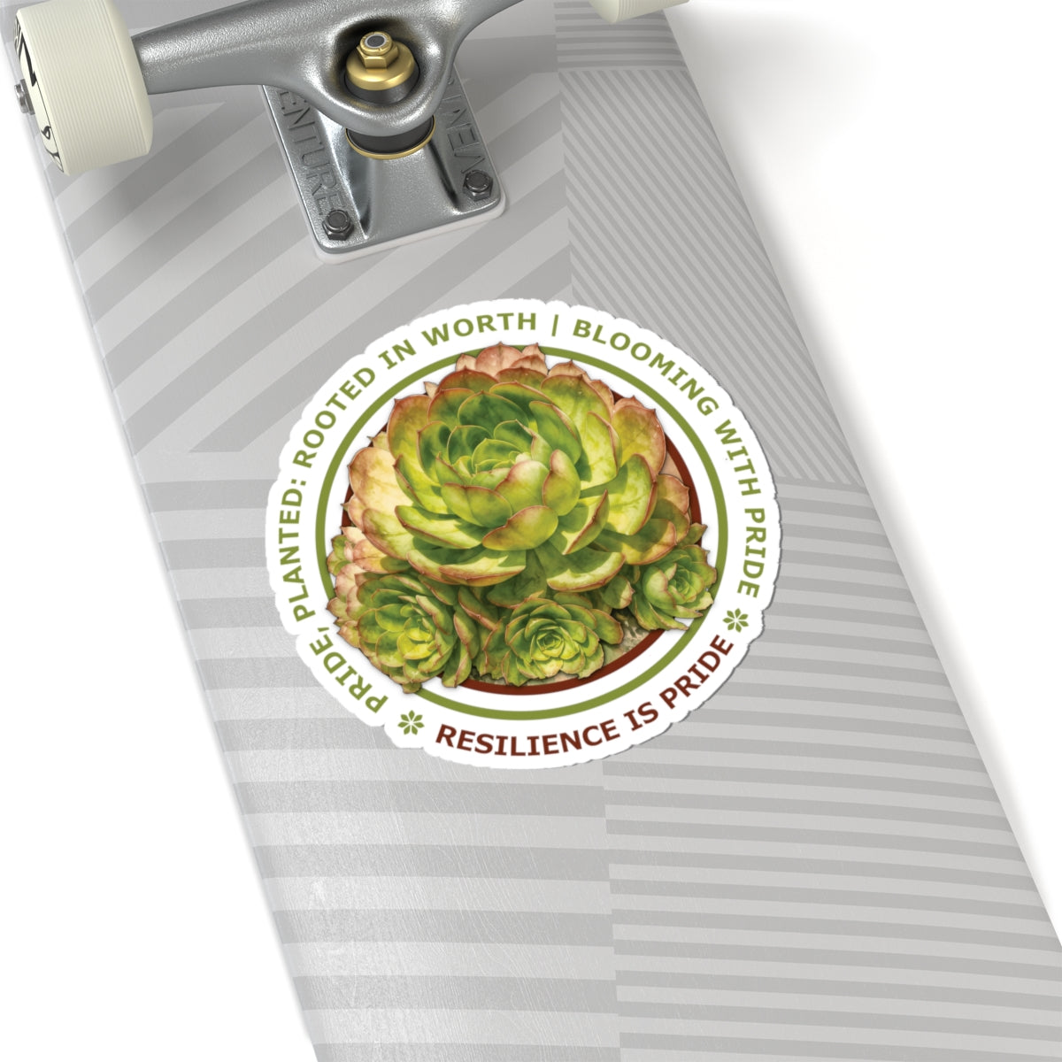 “Resilience Is Pride” Vinyl Sticker - Pride, Planted: Rooted in Worth collection.