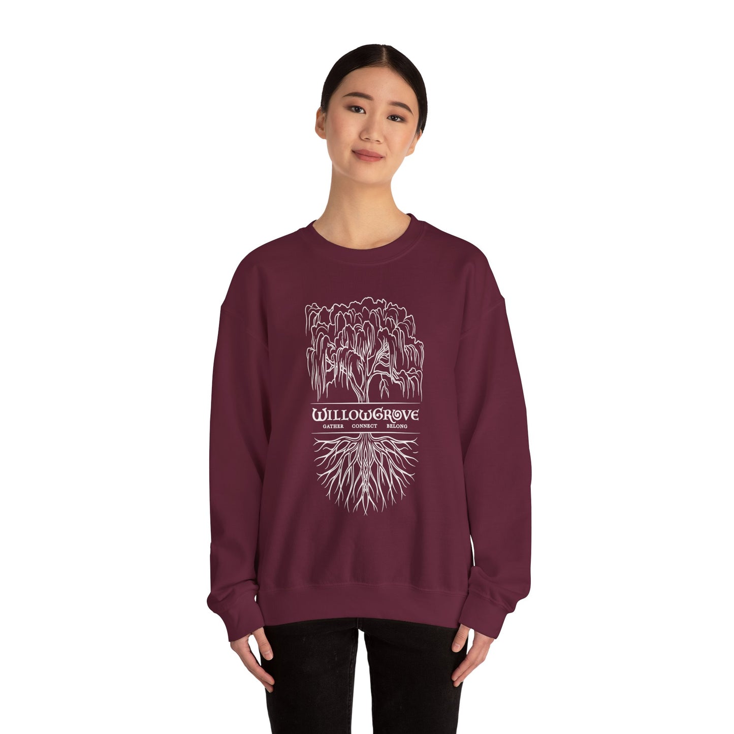 Arbor Series | WillowGrove Roots – Crewneck Sweatshirt