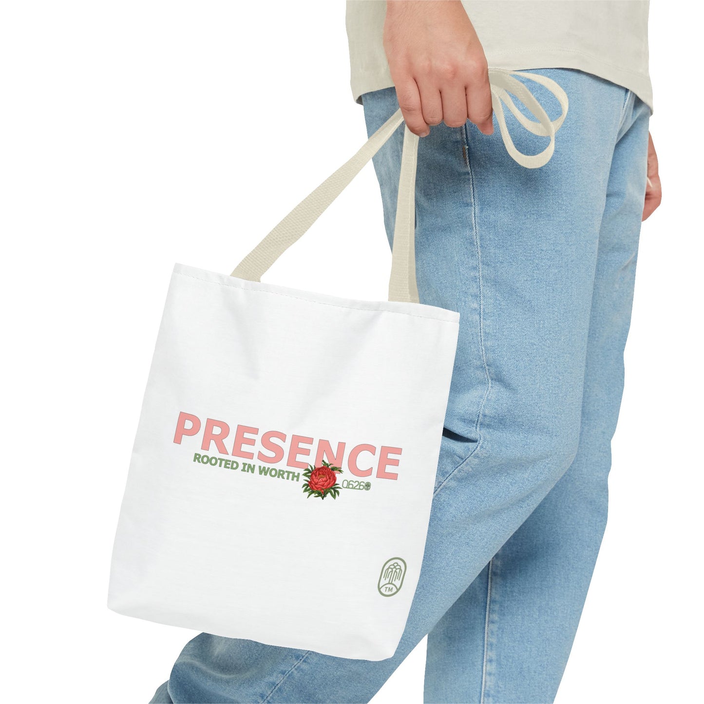 Presence Tote Bag | Pride, Planted: Rooted in Worth Collection