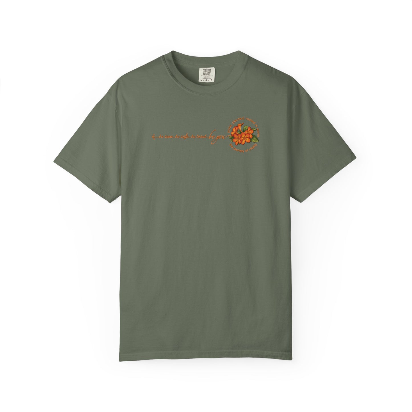 Be You Floral Values T-Shirt | Pride, Planted Collection