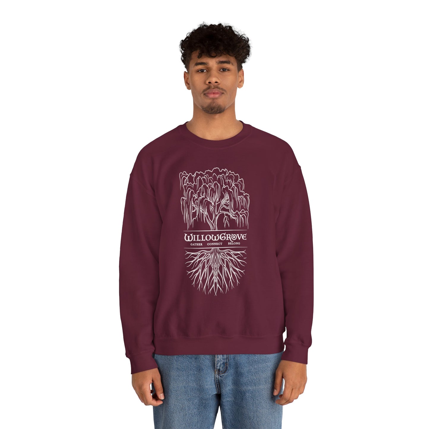 Arbor Series | WillowGrove Roots – Crewneck Sweatshirt