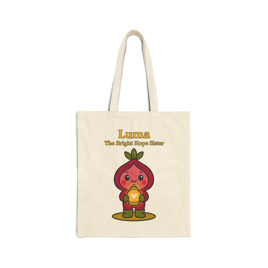Tote Bag - Luma “The Bright Hope Holder” Cute Character with Golden Lantern