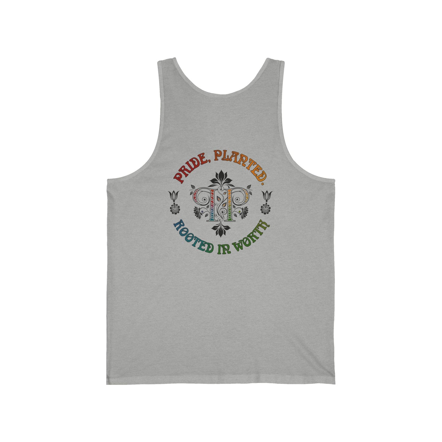Pride, Planted Tank Top — Rooted in Worth Botanical Pride Tank