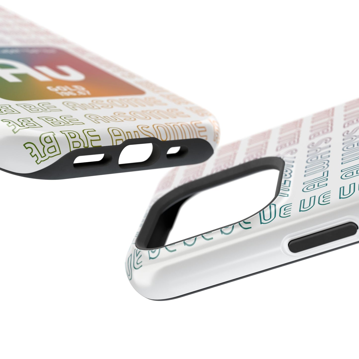 Magnetic Phone Case — 'Au Gold' Periodic Table Design (Be AuSome)
