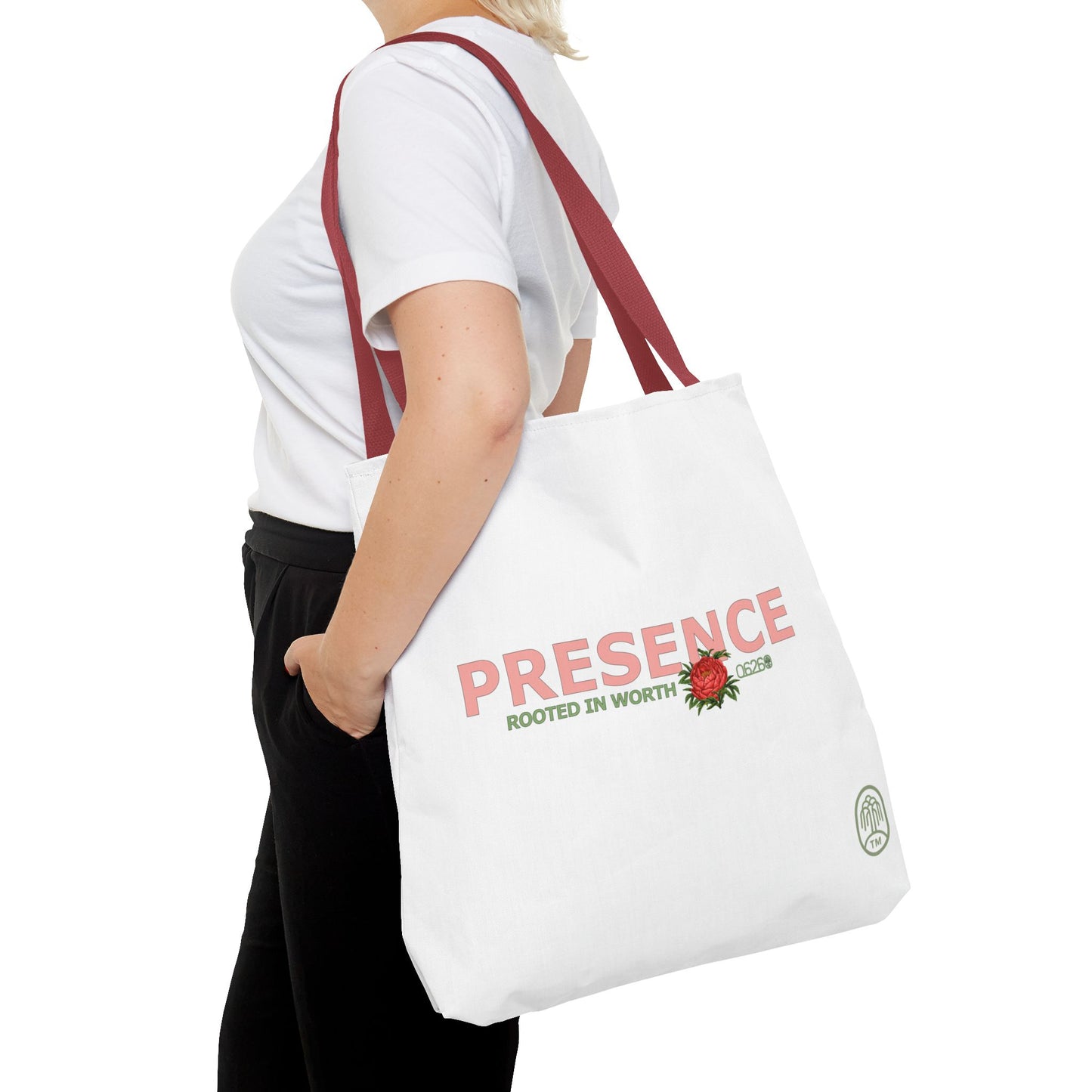 Presence Tote Bag | Pride, Planted: Rooted in Worth Collection
