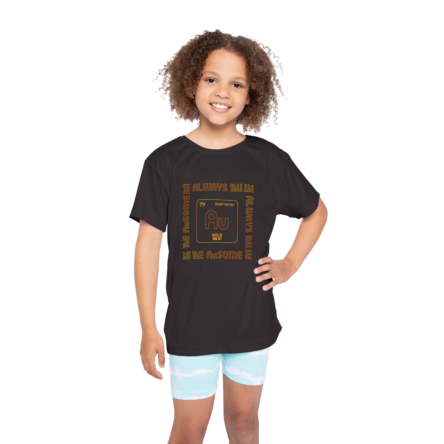 Always BU " You are Golden Midnight Edition" — Kids Sports Jersey