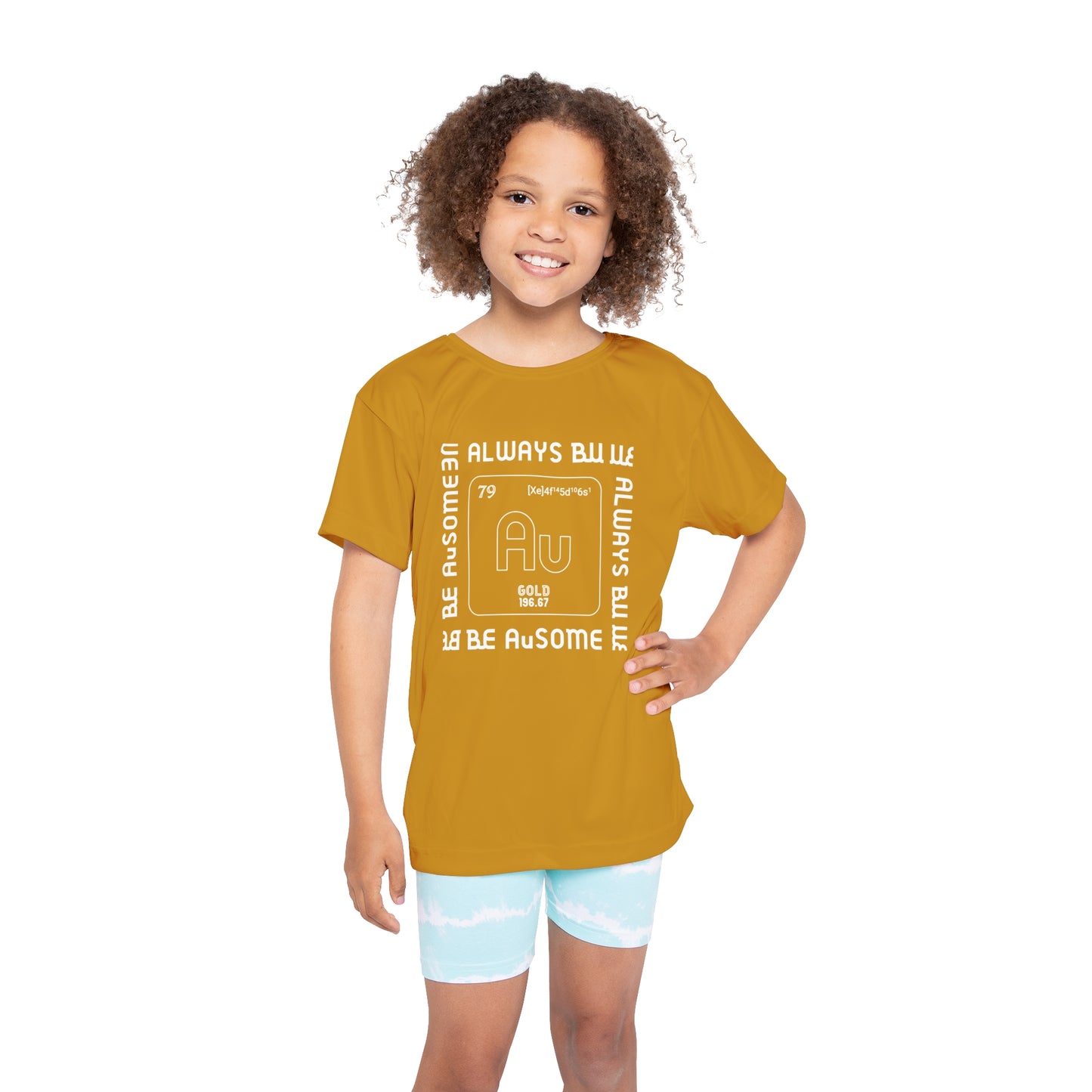 Always BU "You are Golden" Gold Edition — Kids Sports Jersey
