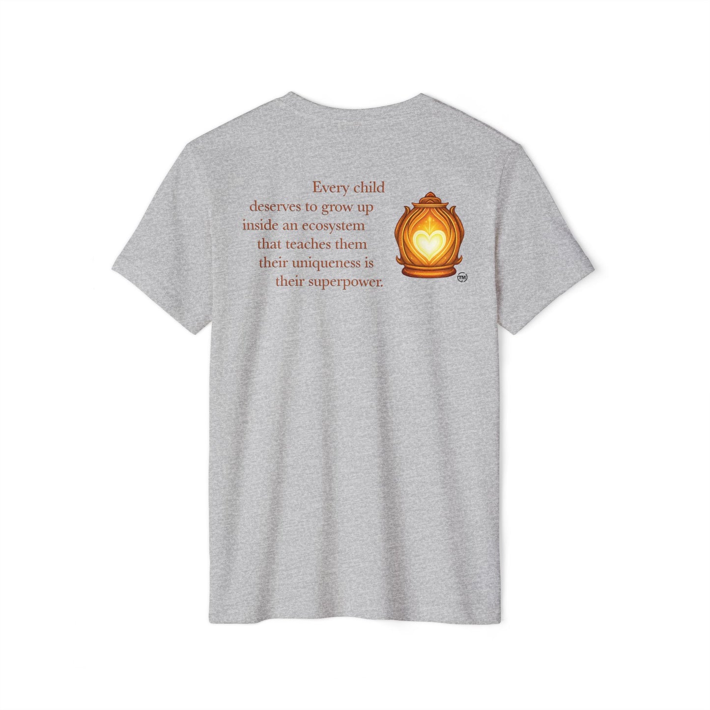 Heartlight™ by WillowGrove Ecosystem Statement Recycled Organic Tee
