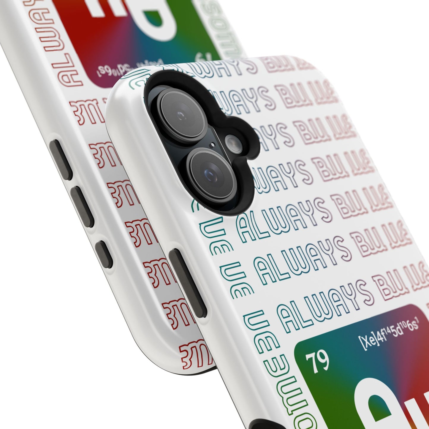 Magnetic Phone Case — 'Au Gold' Periodic Table Design (Be AuSome)