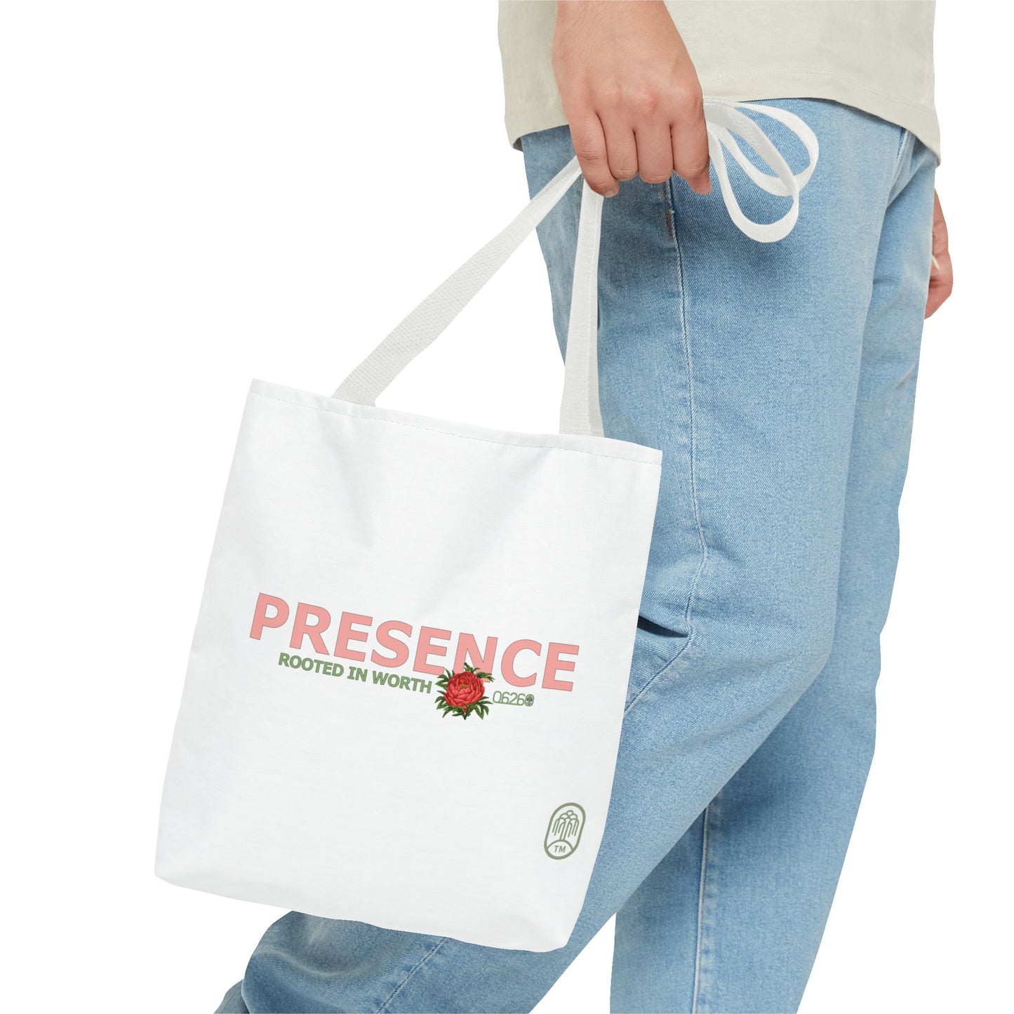 Presence Tote Bag | Pride, Planted: Rooted in Worth Collection