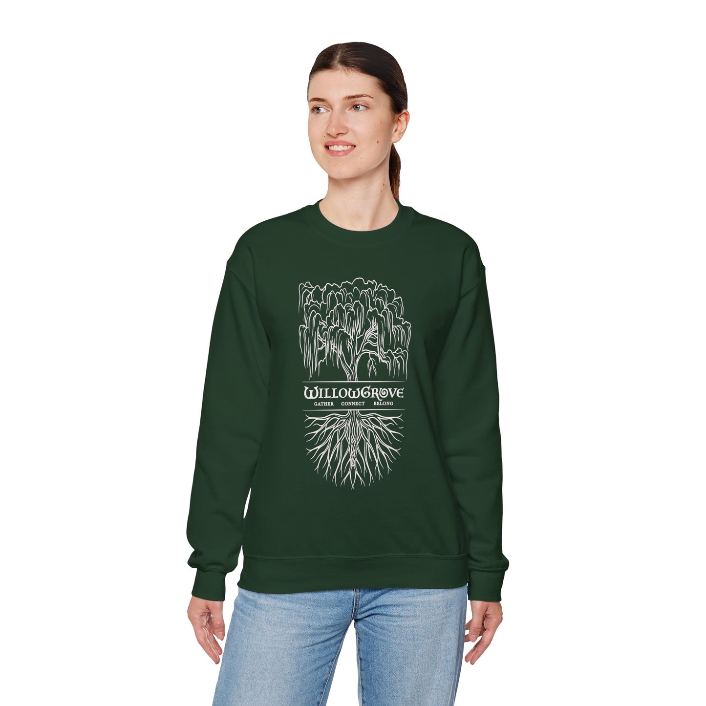 Arbor Series | WillowGrove Roots – Crewneck Sweatshirt