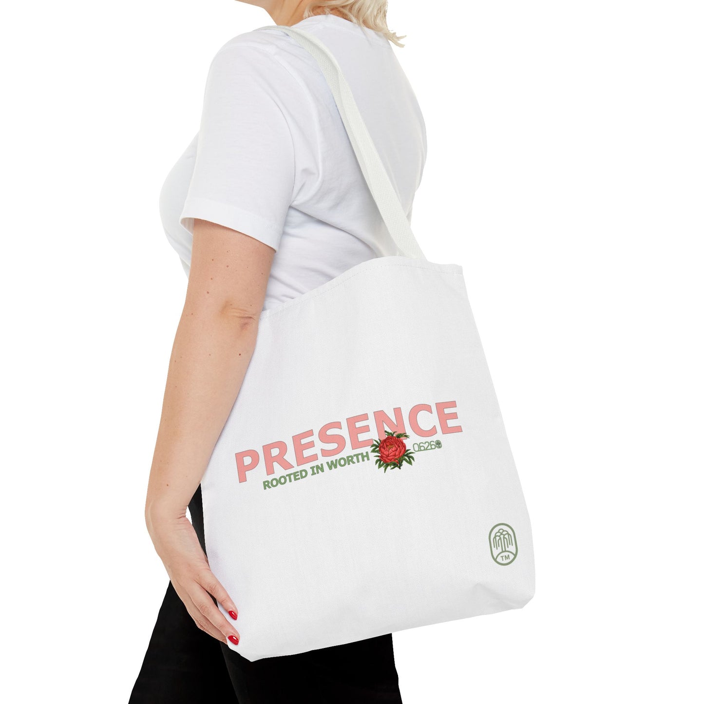 Presence Tote Bag | Pride, Planted: Rooted in Worth Collection