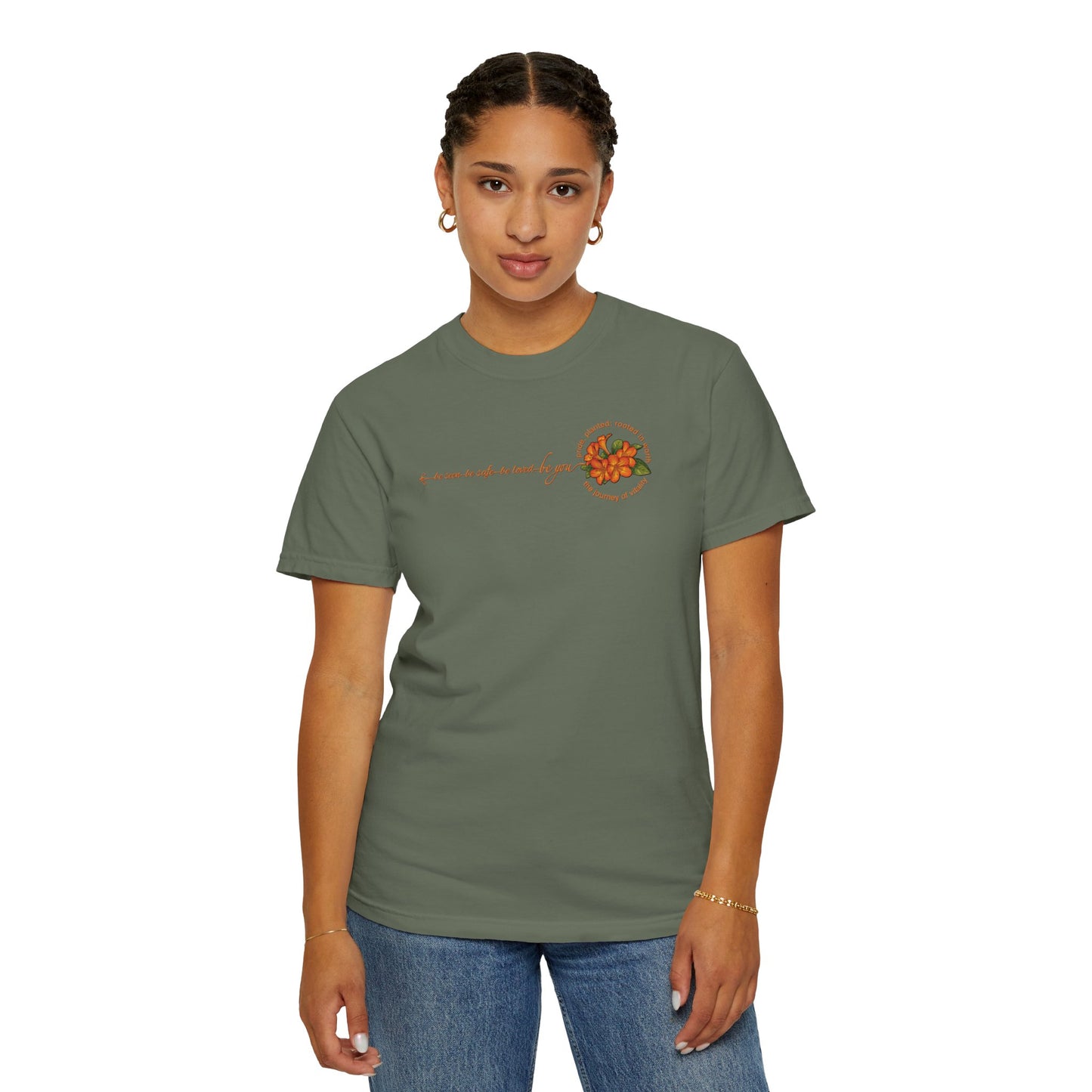 Be You Floral Values T-Shirt | Pride, Planted Collection