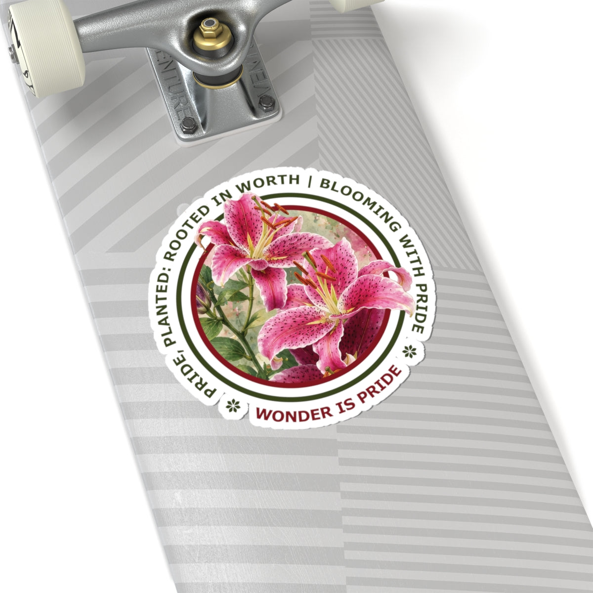 “Wonder Is Pride” Vinyl Sticker - Pride, Planted: Rooted in Worth collection.