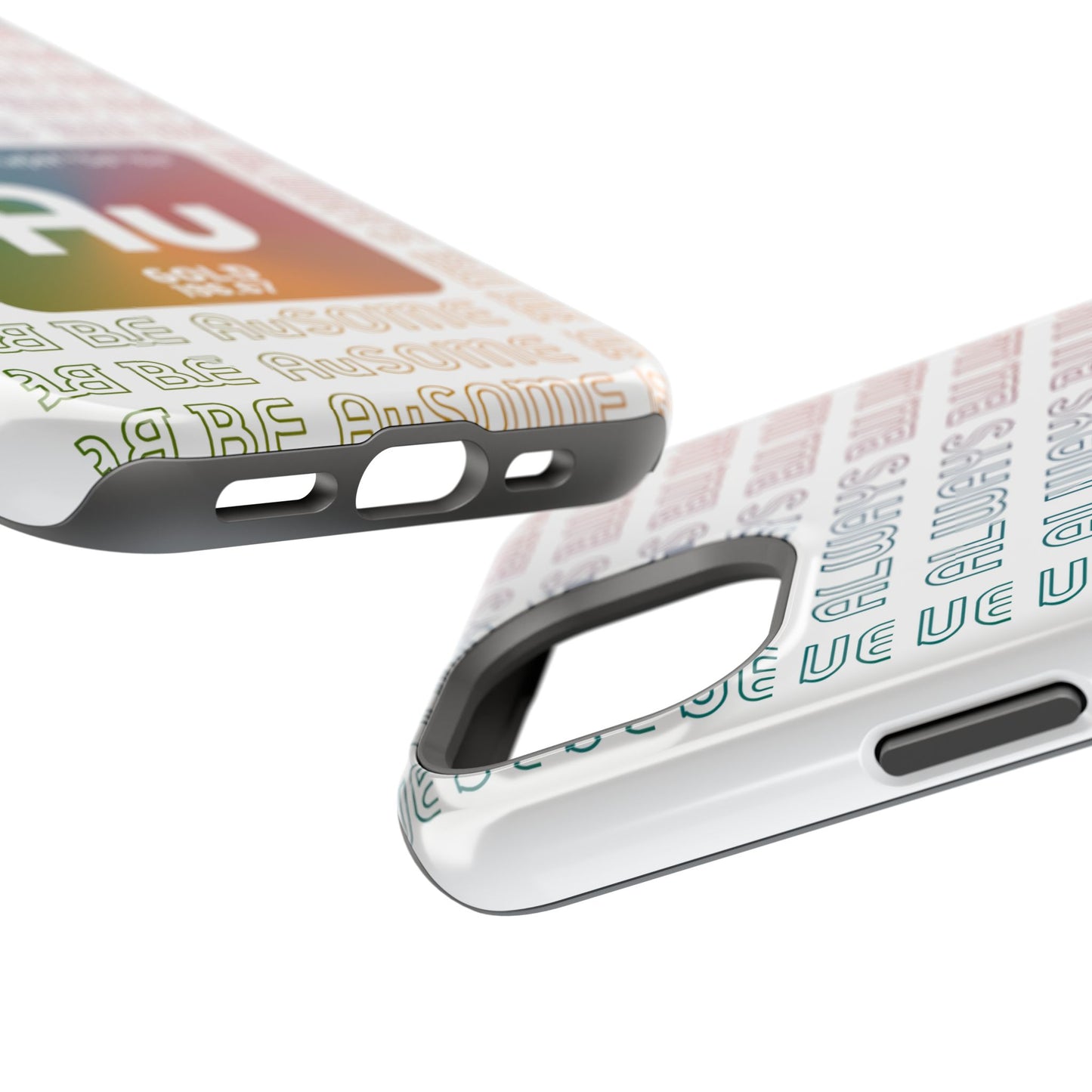 Magnetic Phone Case — 'Au Gold' Periodic Table Design (Be AuSome)
