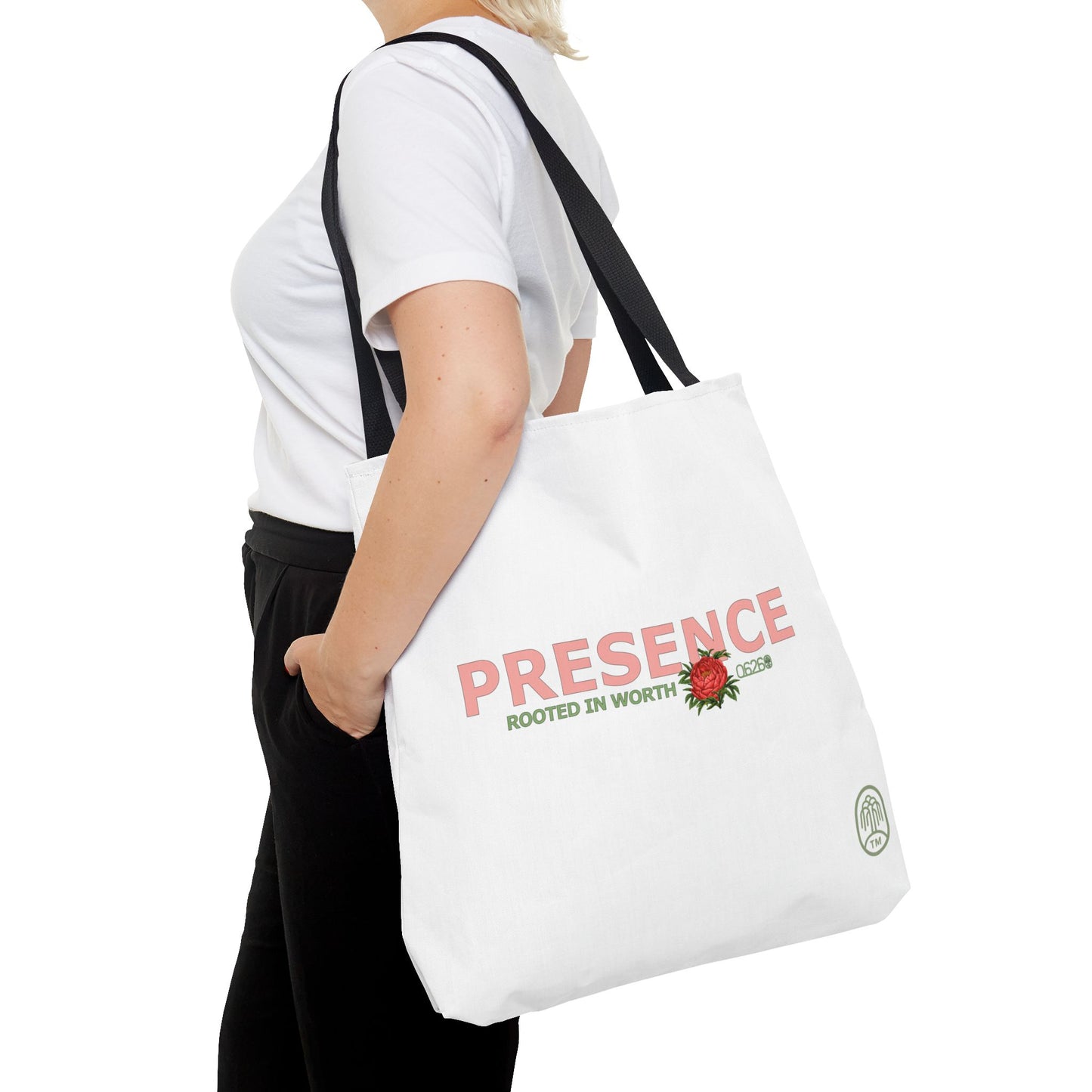 Presence Tote Bag | Pride, Planted: Rooted in Worth Collection