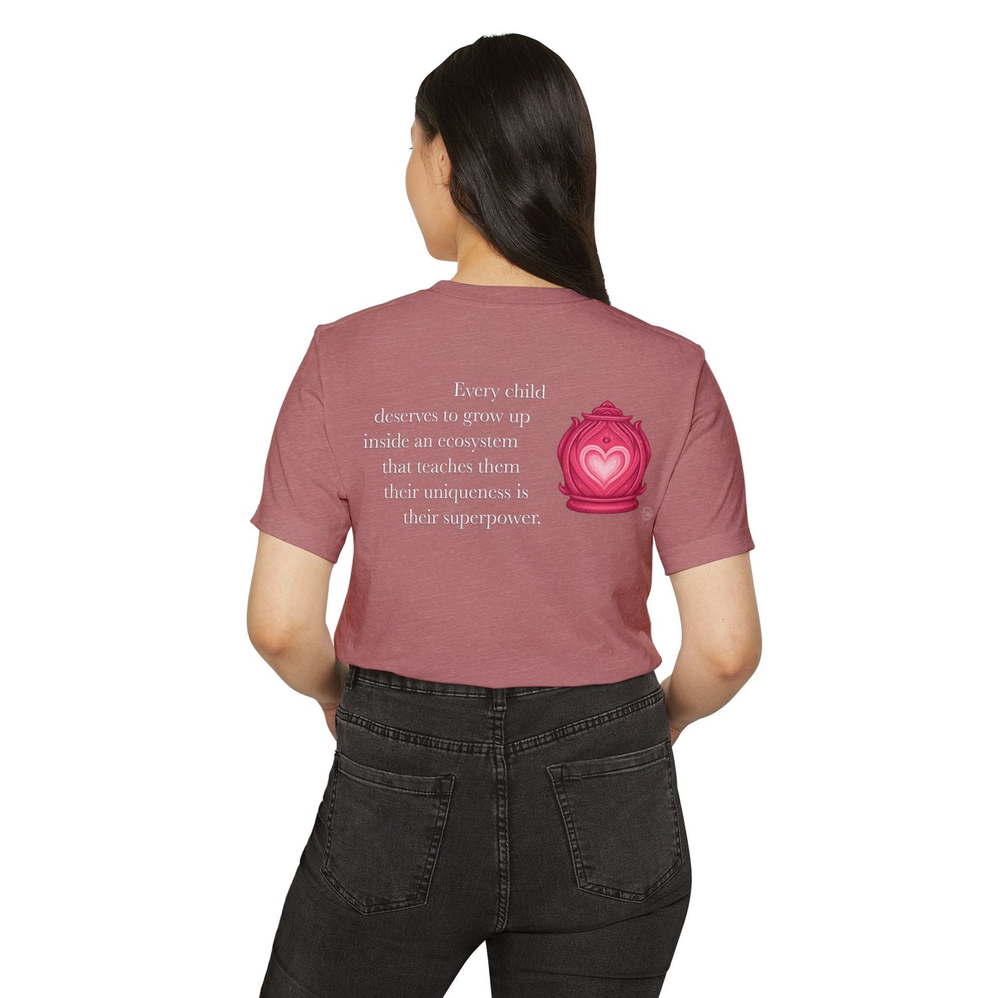 Heartlight™ by WillowGrove Ecosystem Statement Recycled Organic Tee