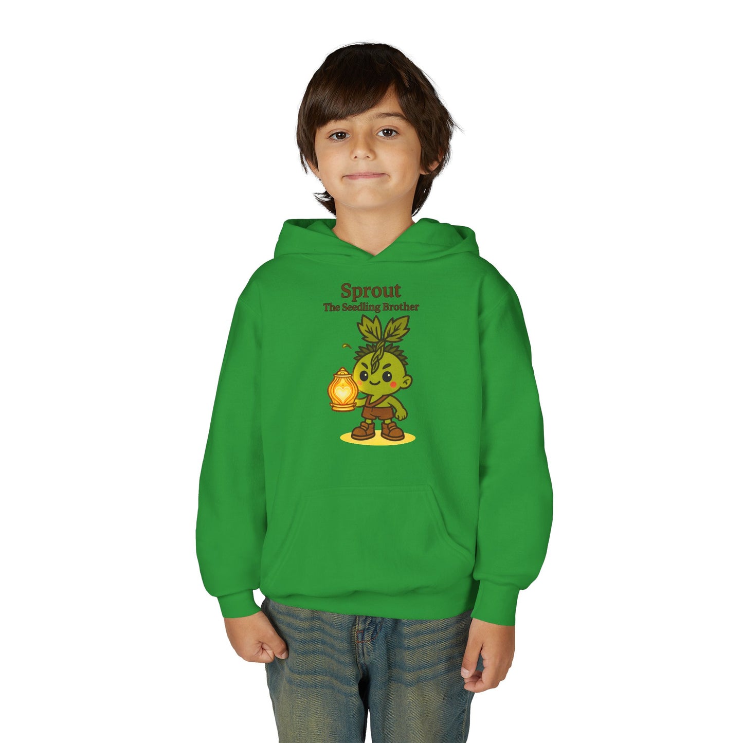 Heartlight Series | Sprout the Seedling Brother – Youth Hoodie