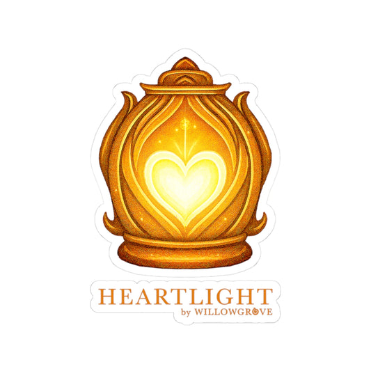 Heartlight™ by WillowGrove Lantern Logo Sticker – Official Emblem