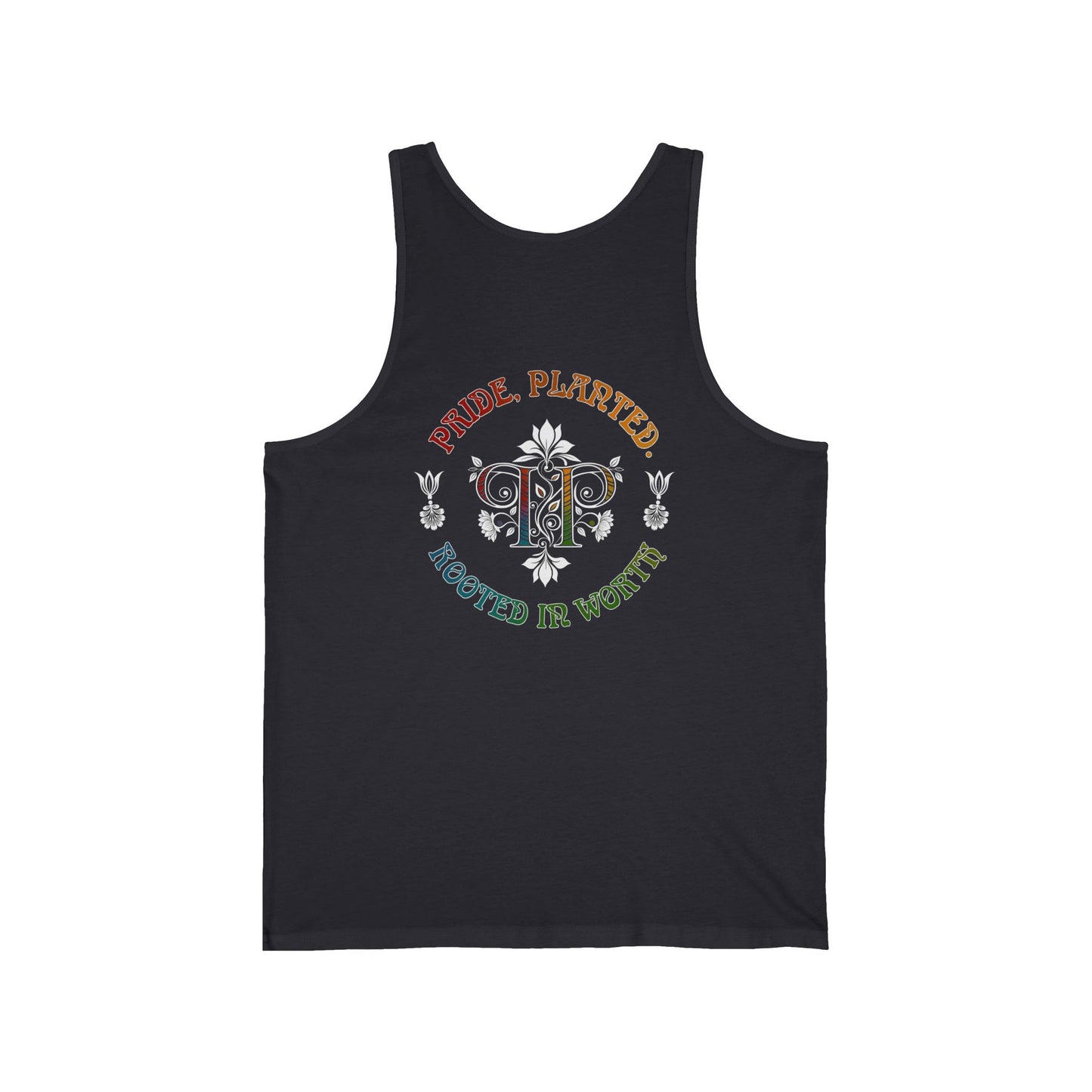 Pride, Planted Tank Top — Rooted in Worth Botanical Pride Tank