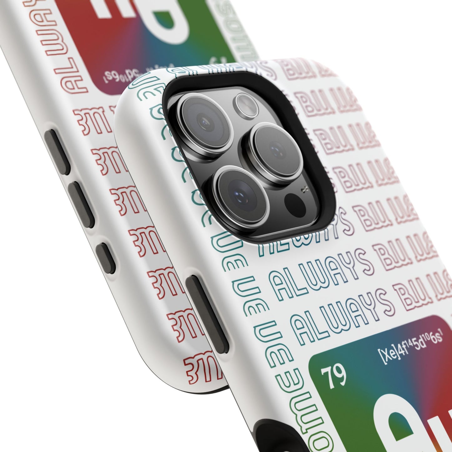 Magnetic Phone Case — 'Au Gold' Periodic Table Design (Be AuSome)