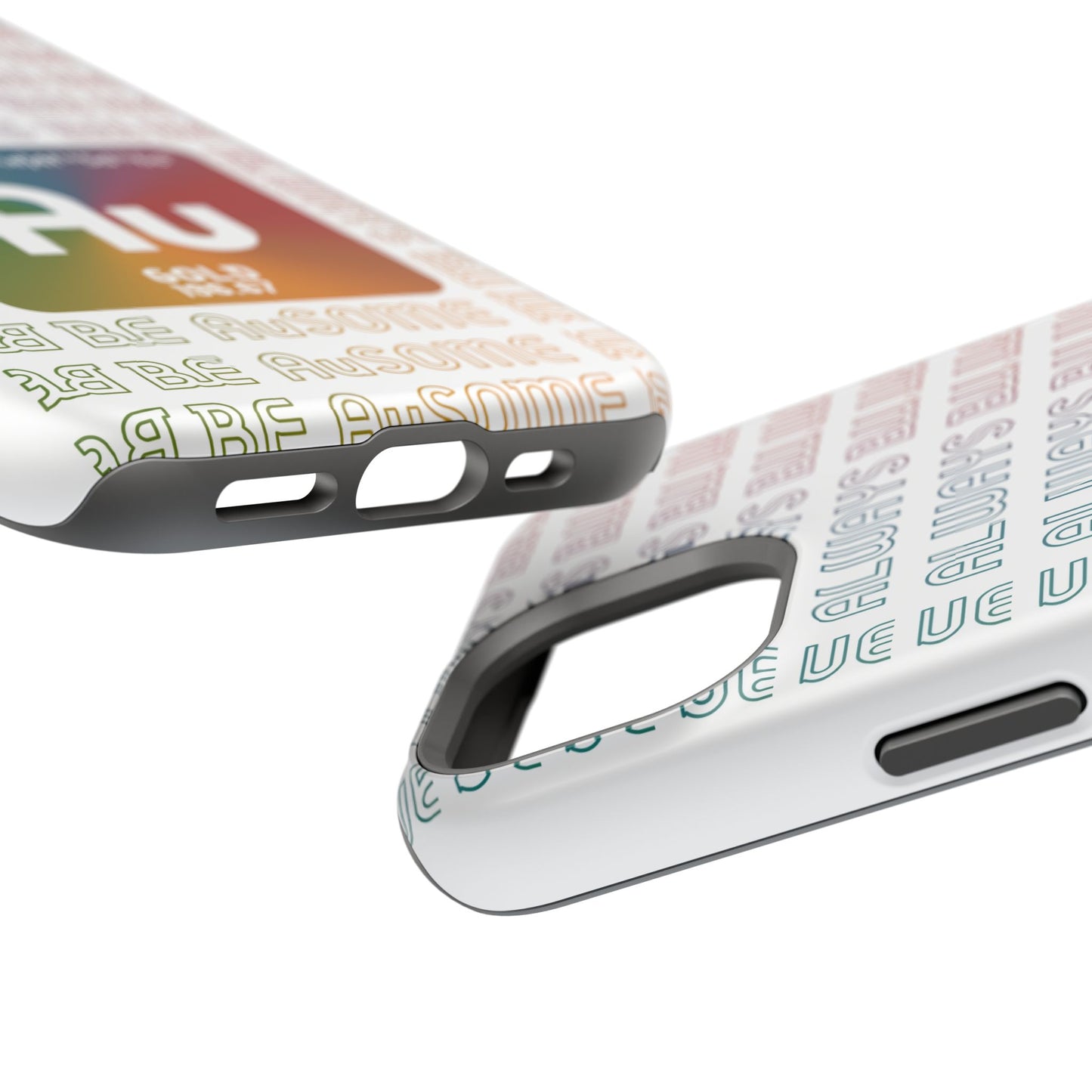 Magnetic Phone Case — 'Au Gold' Periodic Table Design (Be AuSome)