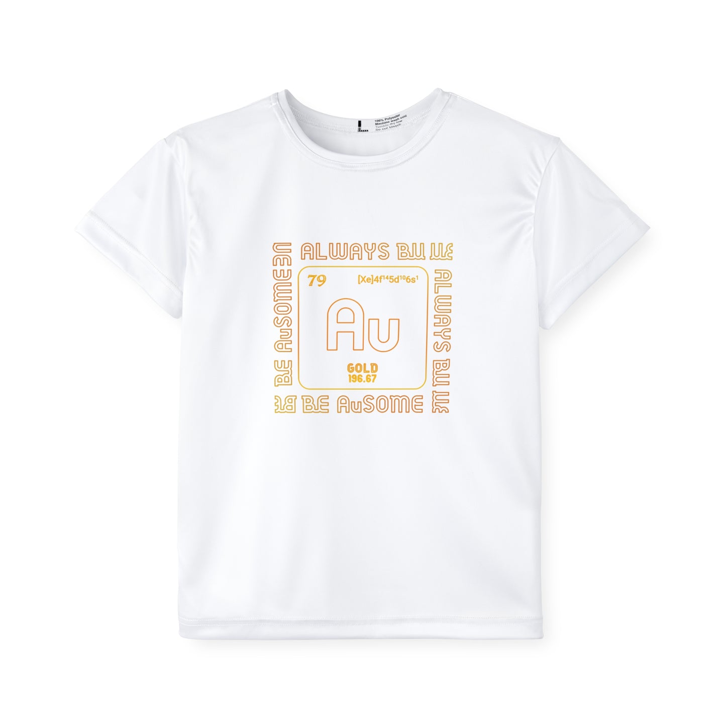 Always BU "You are Golden" — Kids Sports Jersey: White