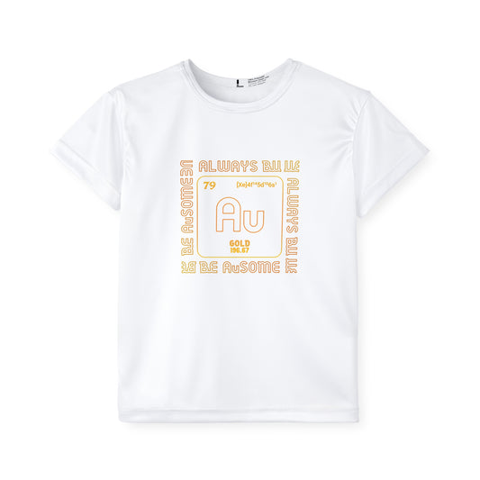 Always BU "You are Golden" — Kids Sports Jersey: White