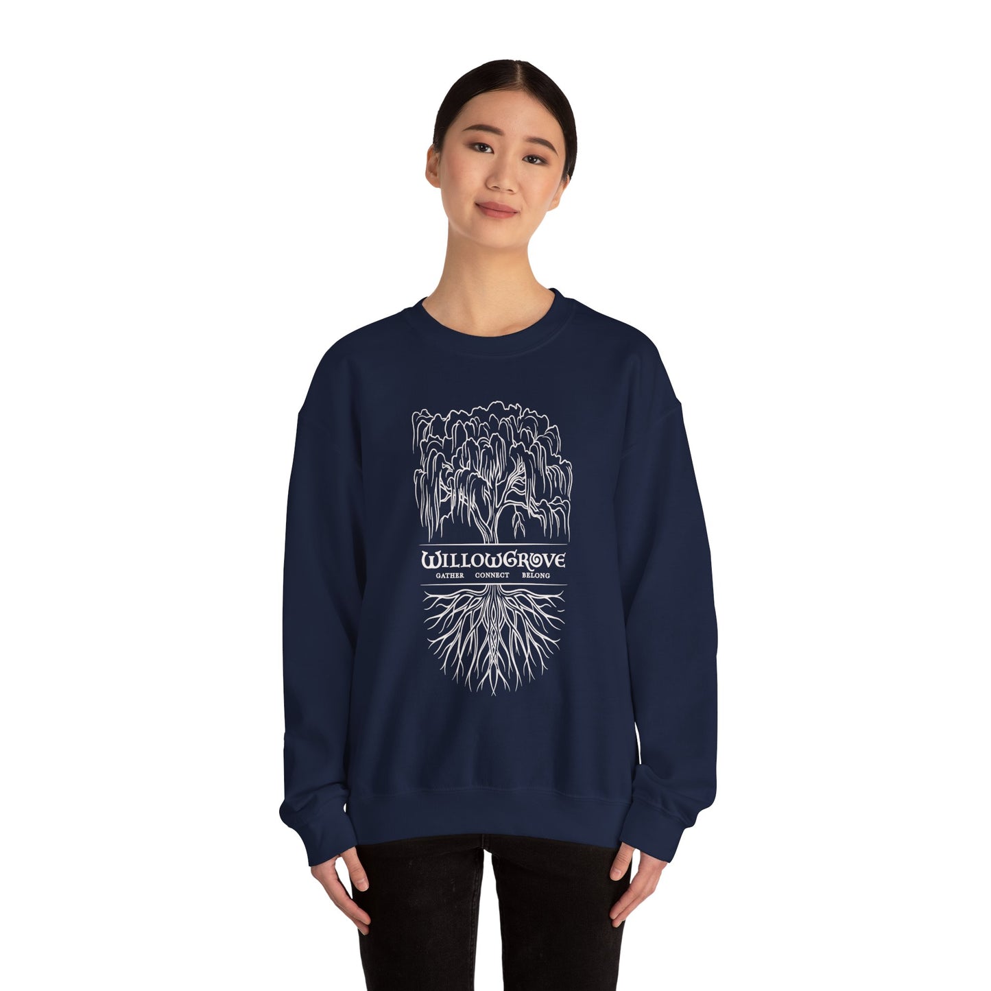 Arbor Series | WillowGrove Roots – Crewneck Sweatshirt
