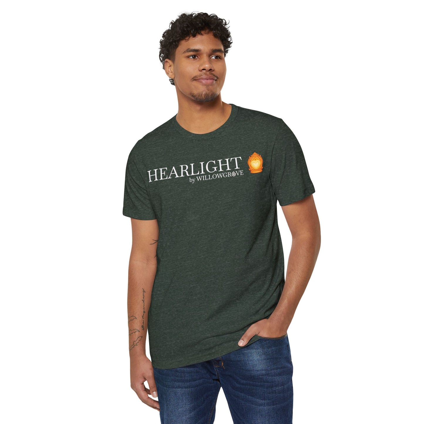 Heartlight™ by WillowGrove Ecosystem Statement Recycled Organic Tee