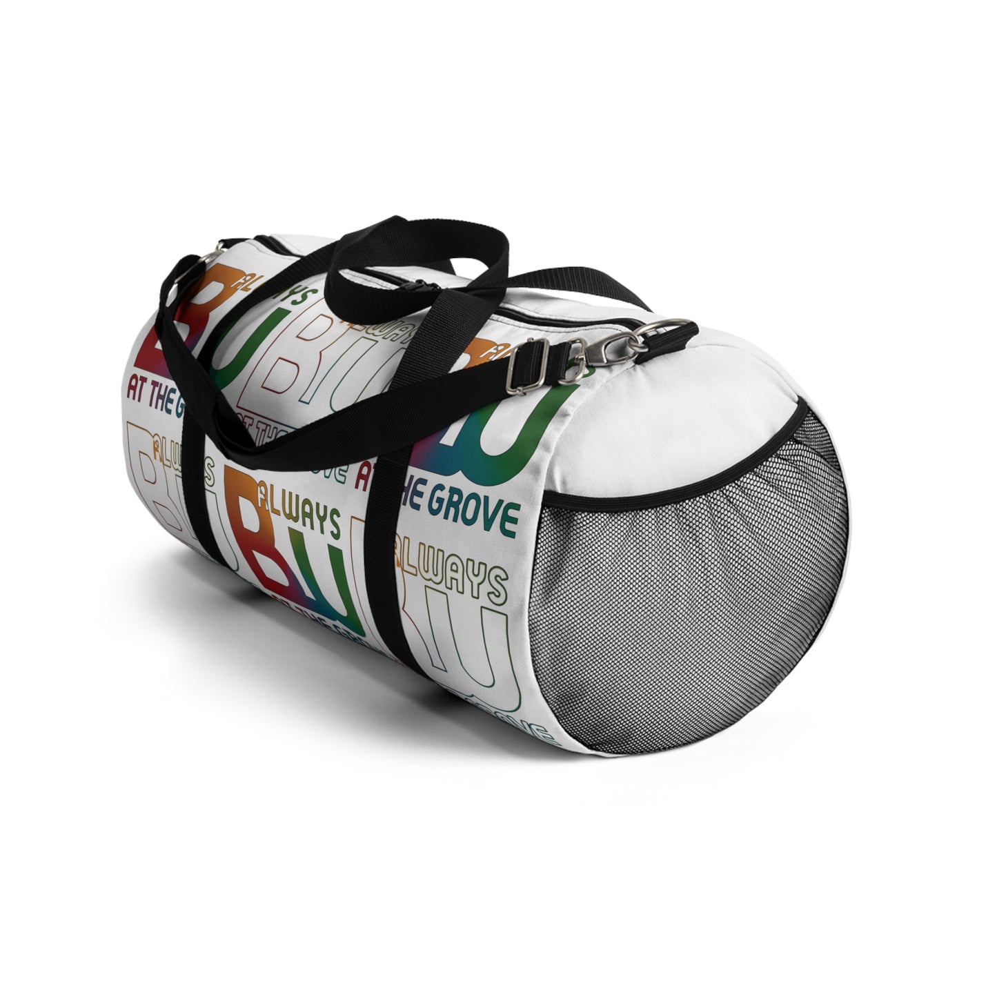 Always BU Weekender Duffel Bag — Colorful Repeat Grid