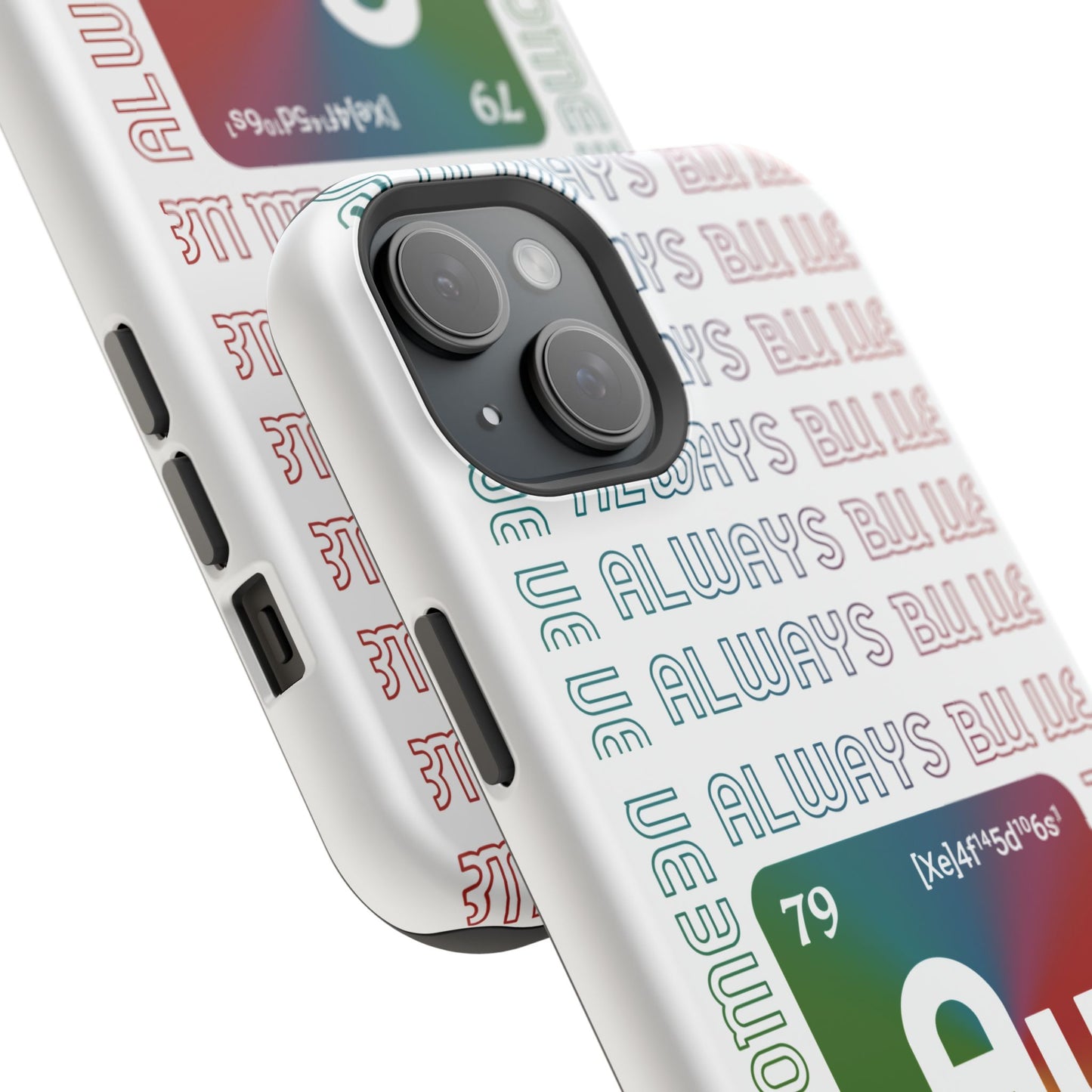Magnetic Phone Case — 'Au Gold' Periodic Table Design (Be AuSome)