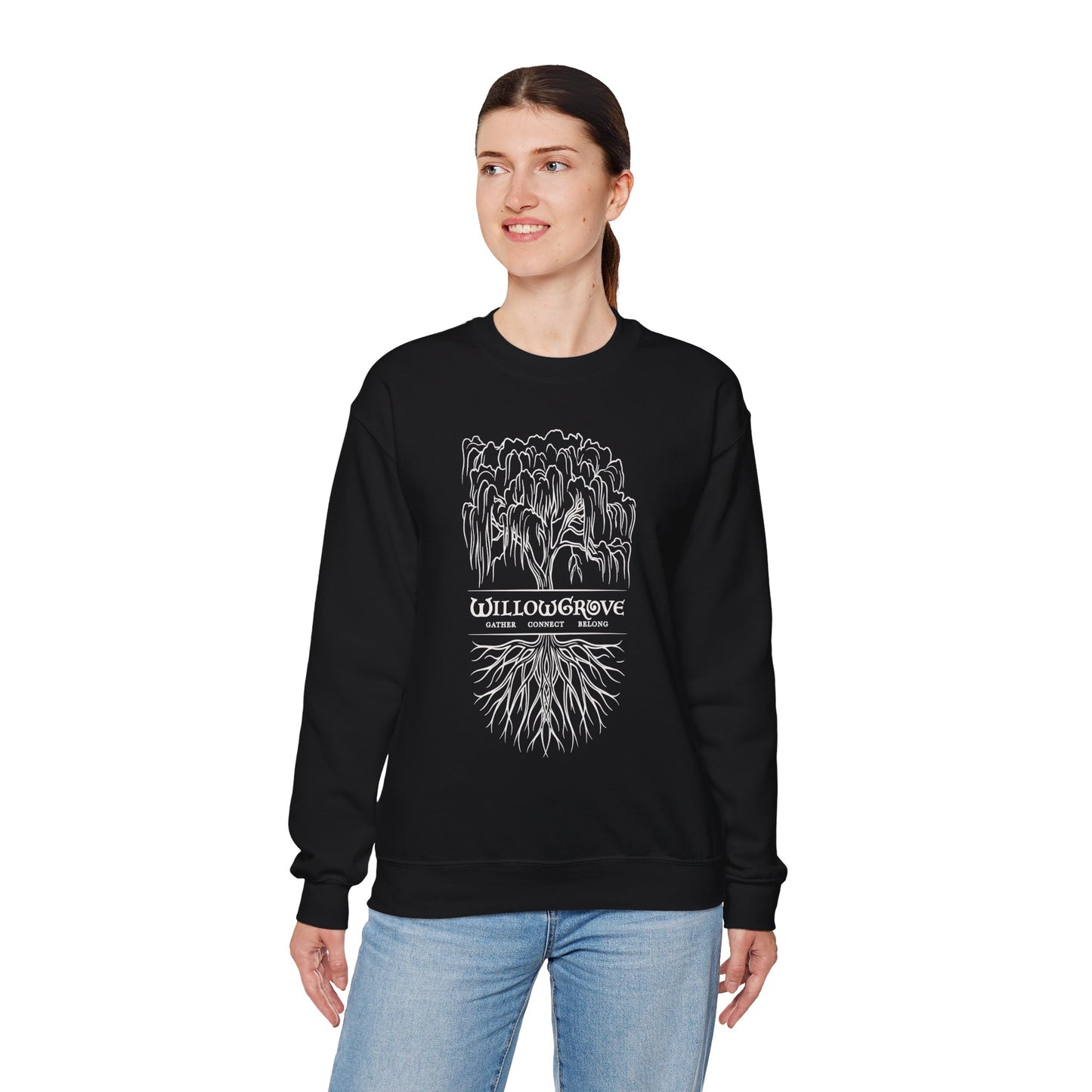 Arbor Series | WillowGrove Roots – Crewneck Sweatshirt
