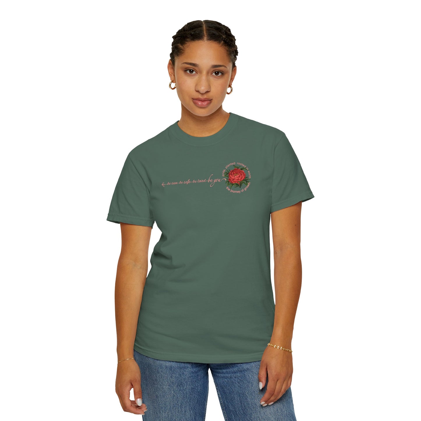 Be You Floral Values T-Shirt | Pride, Planted Collection