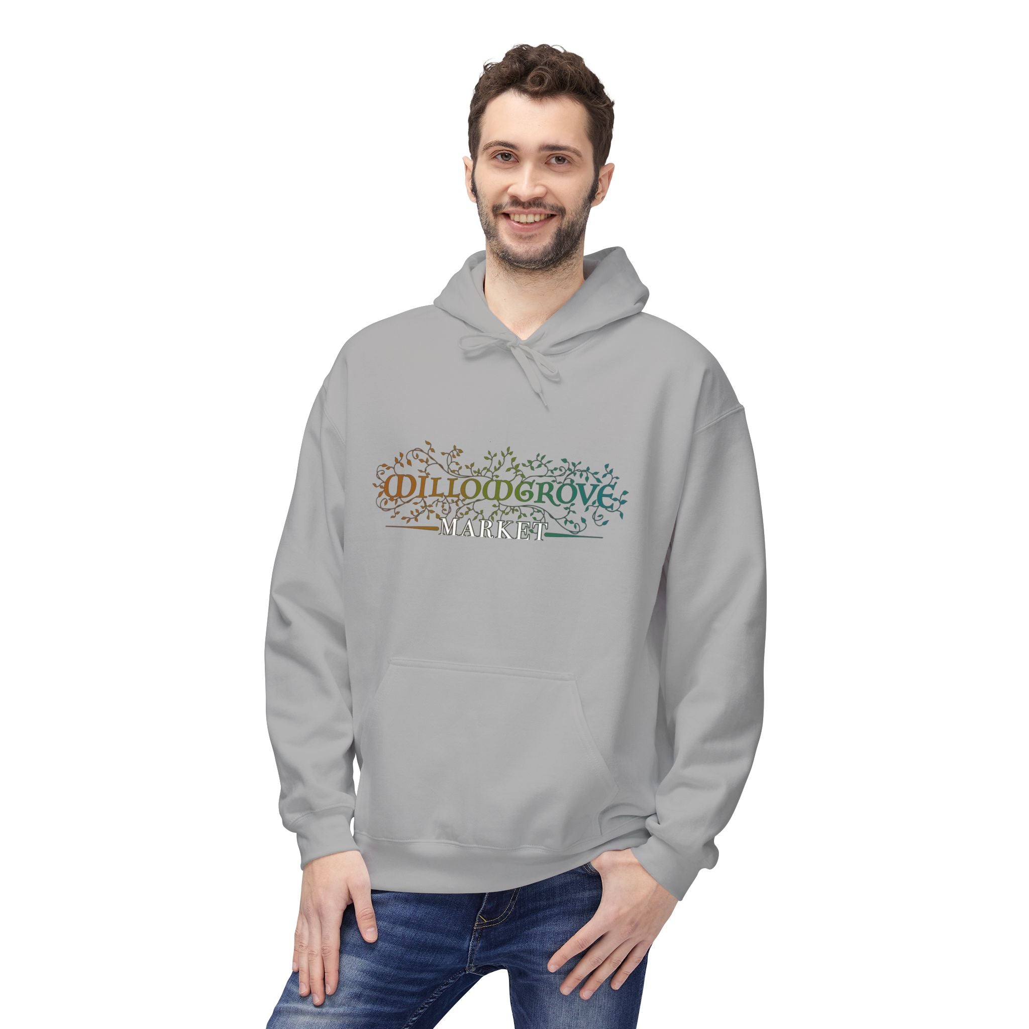 Willowgrove Market: Vintage Banner Logo Nature Hoodie