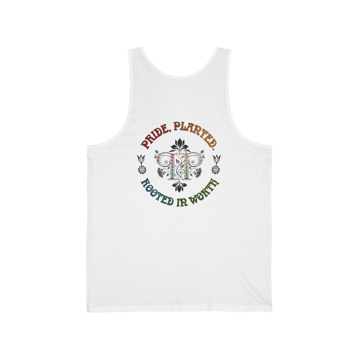 Pride, Planted Tank Top — Rooted in Worth Botanical Pride Tank