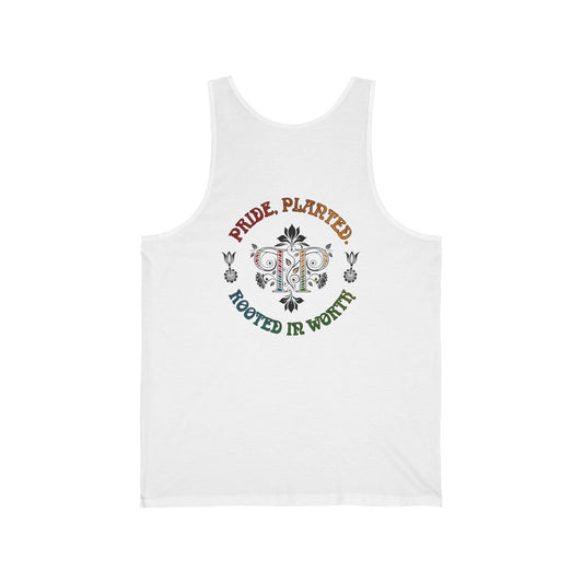Pride, Planted Tank Top — Rooted in Worth Botanical Pride Tank