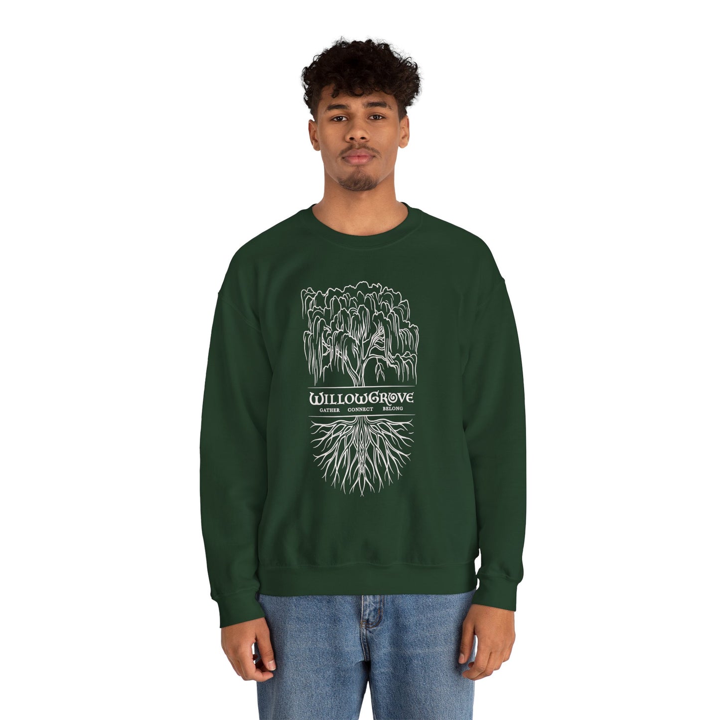 Arbor Series | WillowGrove Roots – Crewneck Sweatshirt