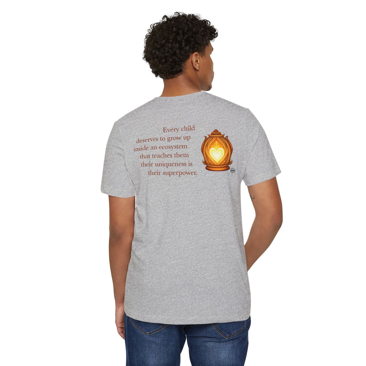 Heartlight™ by WillowGrove Ecosystem Statement Recycled Organic Tee