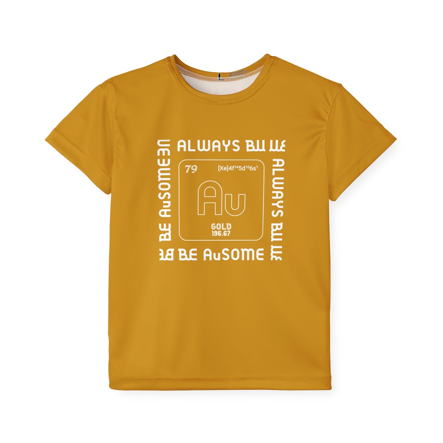 Always BU "You are Golden" Gold Edition — Kids Sports Jersey