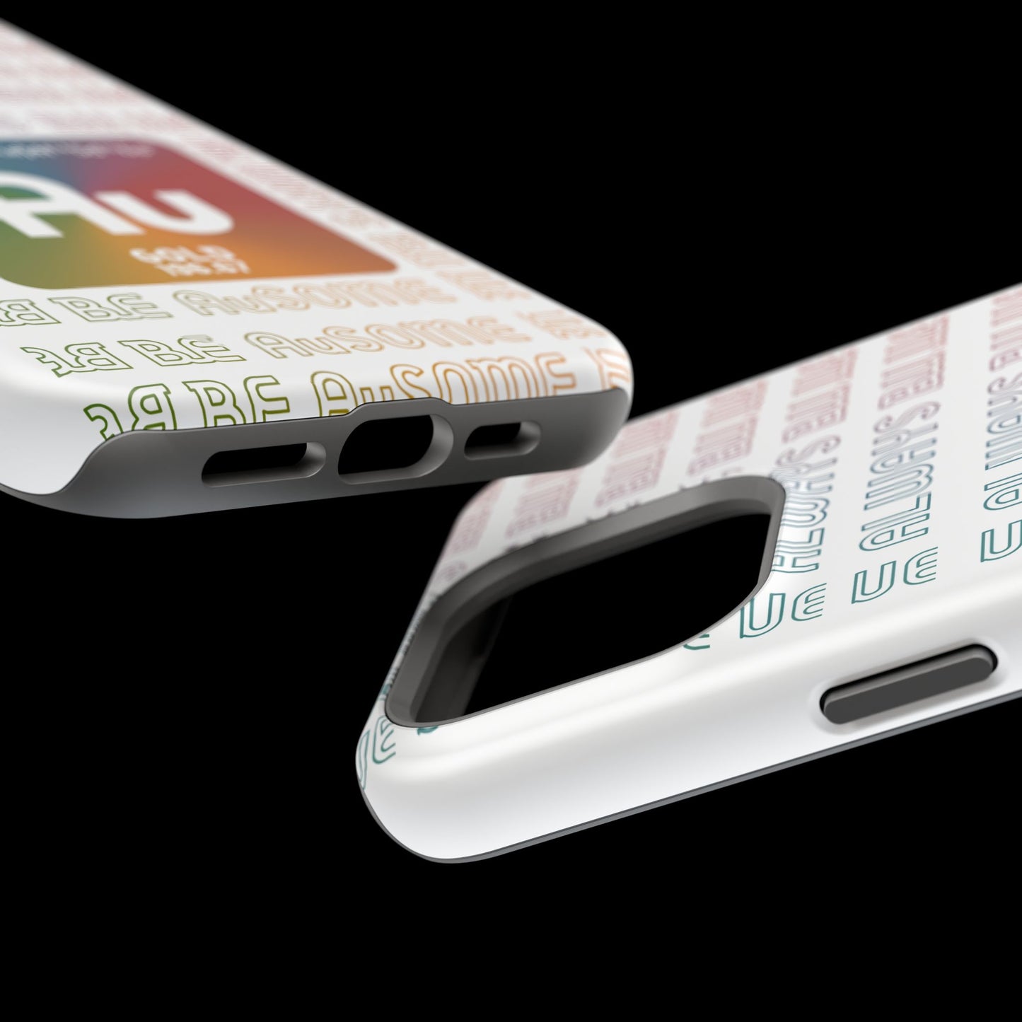 Magnetic Phone Case — 'Au Gold' Periodic Table Design (Be AuSome)