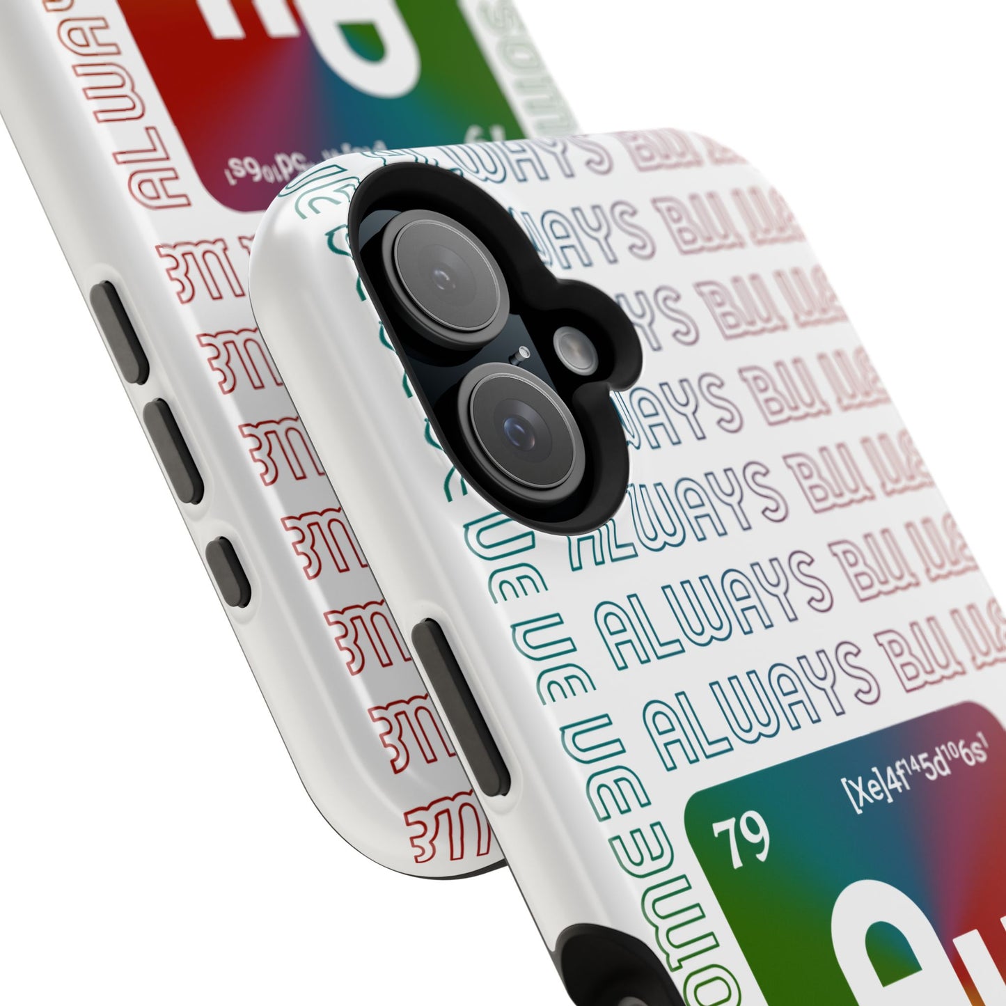Magnetic Phone Case — 'Au Gold' Periodic Table Design (Be AuSome)