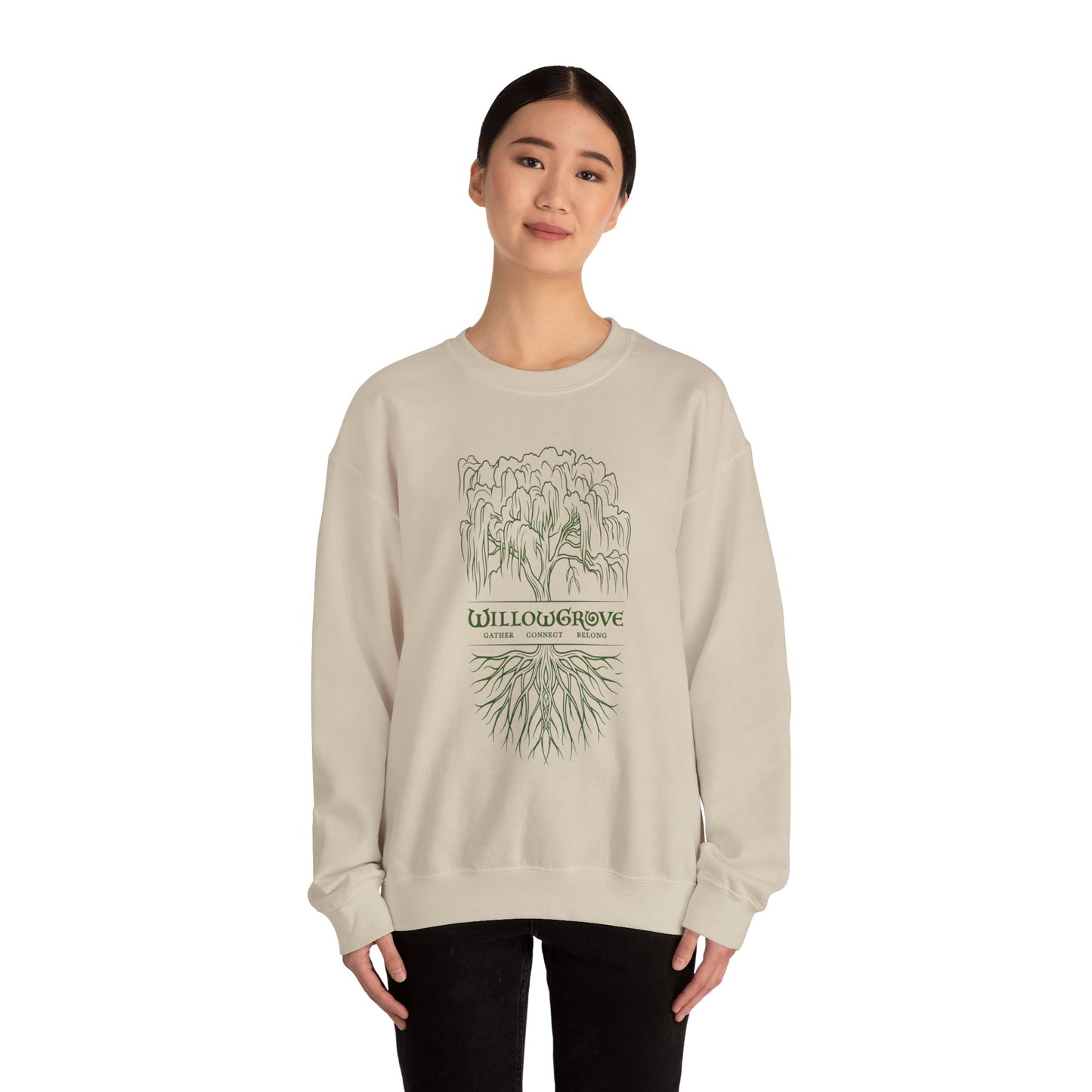 Arbor Series | WillowGrove Roots – Crewneck Sweatshirt